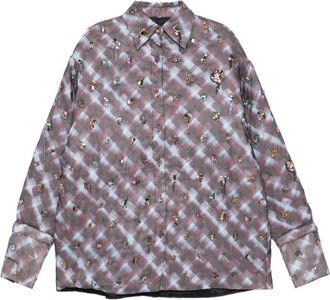 Dries Van Noten Cartan Emb 2111 W. W.Shirt Bur-Donna