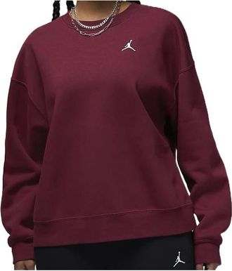 Nike Jordan (WMNS) Air Jordan Brooklyn Crewneck Sweatshirt Cherrywood Red DQ4462-645