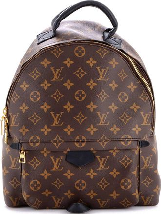 Louis Vuitton Brown Monogram Canvas Palm Springs Backpack Mm (Authentic Pre- Loved)