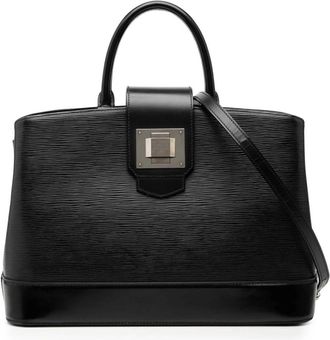 Louis Vuitton Pre-owned Handbags, female, Black, Size: ONE SIZE Pre-owned Structured Top Handle Bag