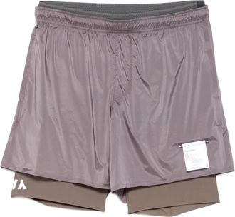 SATISFY Tech Silk Shorts - Heren - Korte Broeken - Grijs - M - Korte Broeken