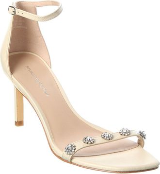 Stuart Weitzman Justina 75 Leather Sandal