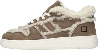 D.A.T.E. D.a.t.e., Schoenen, Dames, Bruin, 37 EU, Su&egrave;de, Court 2.0 Shearling