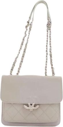 Chanel Pre-owned Vintage Schoudertas - Dames - Vintage Schoudertas - Grijs - ONE Size - Vintage