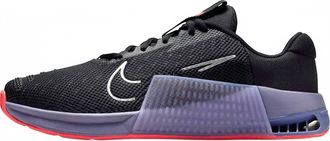 Nike Womens Metcon 9 Sneakers In Black Metallic Silver Lilac Bloom