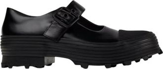 Camper Traktori Mary Jane - Dames - Platte Schoenen - Zwart - 42 EU - Leer - Schoenen
