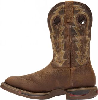 Rocky Mens Long Range 11 Waterproof Western Boot In Brown