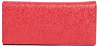 Longchamp Le Foulonne Leather Continental Wallet in Love at Nordstrom