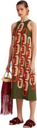 La DoubleJ Racer Jurk - Dames - Casual kleedjes - Veelkleurig - L - Kleedjes