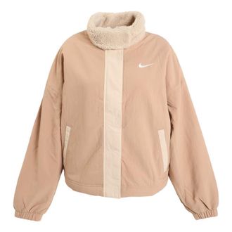 Nike (WMNS) Nike Woven Fleece-Lined Jacket Hemp Sanddrift DQ6847-200