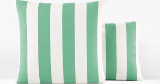 La Redoute Interieurs Kussensloop in katoen, Hendaye groen