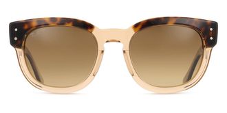 Ray-Ban RB0298SF Mega Hawkeye Asian Fit Polarized 1292M2 Mens Sunglasses Brown Size 53