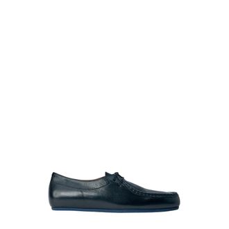 Jil Sander Laced Shoes, male, Black, Size: 8 US Leather Moccasins