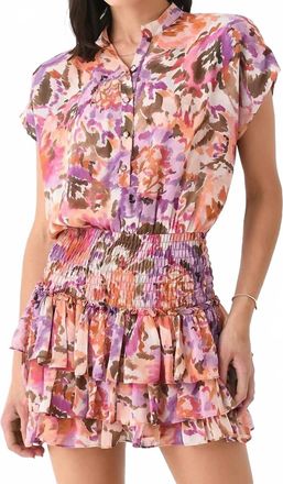 Misa Eloisa Dress In Sunset Blooms