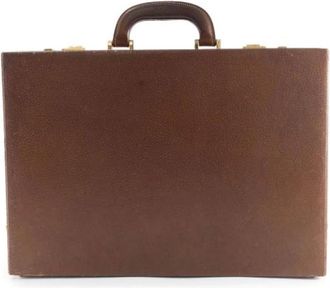 Gucci Pre-owned Handbags, male, Brown, Size: ONE SIZE Pre-owned Attach&eacute; Case