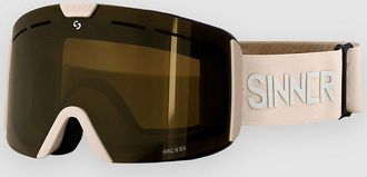 Sinner Arc S Matte Light Grey Goggle grau