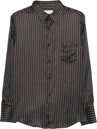 Ernest W. Baker Shirt - Heren - Zakelijke Overhemden - Zwart - M - Overhemden