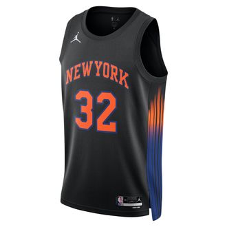 Nike Jordan New York Knicks 2025/26 Statement Edition Nike Mens Dri-FIT NBA Swingman Jersey in Black | HM4878-011