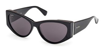 Max Mara MM0132 01A Womens Sunglasses Black Size 58