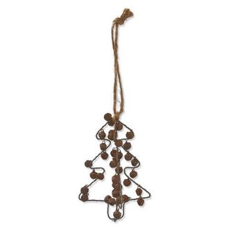 Tag Brown Iron Bell Tree Ornament for Christmas Decor Dust Clean at Nordstrom