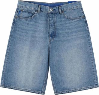 HUGO BOSS Mason Relaxed-Fit Denim Shorts - Heren - Denim shorts - Blauw - W33 - Denim - Korte Broeken