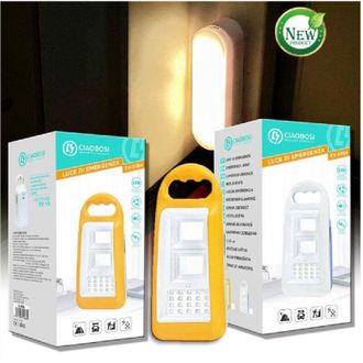 Trade Shop Trade Shop Traesio - Trade Shop - Lampada Luce Di Emergenza Ricaricabile Led Usb 5v 1a Batteria Power Bank Tx-9184