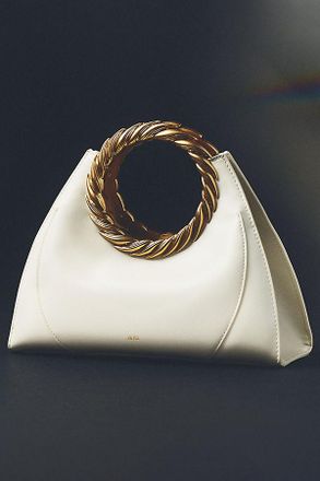 JW PEI Amiya Leaf-Handle Sculpture Bag