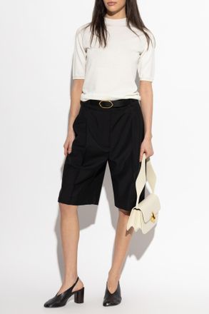 Fabiana Filippi Top With A Round Neckline, Womens, Cream