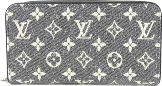 Louis Vuitton Gris Canvas Long Wallet (Bi-Fold) (Pre-Owned)