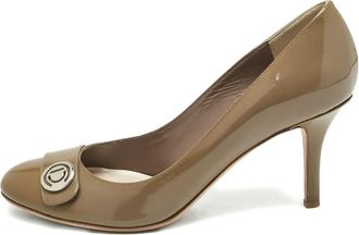 Dior Pumps in pelle verniciata 75 mm - Marrone