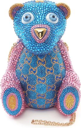 Gucci Borsa a spalla Teddy Bear anni 2010 - Blu