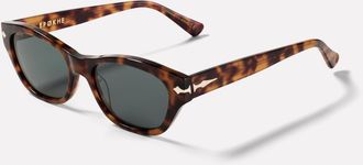 Epokhe Frequency x Austyn Gillette Sunglasses in Amber Tortoise Polished Green at Nordstrom