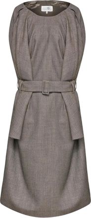 Maison Margiela Jurk van scheerwol - Grijs