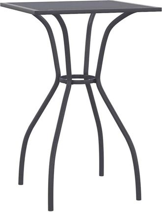 vidaXL Garden Table Anthracite 50x50x72 cm Steel Mesh Vidaxl
