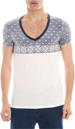 Armani Jeans Sweatshirts - Heren - T-shirts - Wit - M - Katoen - Tops