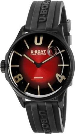 U-Boat Darkmoon Quartz Red Dial Mens Watch 9501