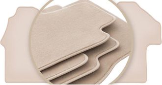 OEM Alfombrillas Premium Beige Para: Mercedes Sprinter Iii Furgoneta De Reparto 2016