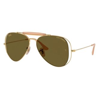 Ray-Ban Outdoorsman II Zonnebrillen - unisex - Zonnebrillen - Geel - 58 MM - Accessoires