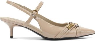 Pinko Pumps - Dames - Pumps - Beige - 38 EU - Leer - Schoenen
