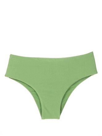 Lenny Niemeyer high-waist textured bikini bottoms - Green
