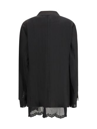 Our Legacy Reversible Drip Single Breasted Blazer - Black