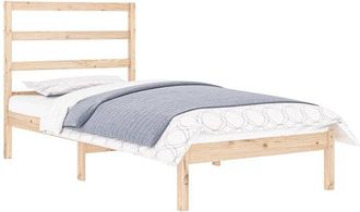 vidaXL Estructura de cama madera maciza 90x190 cm Vidaxl