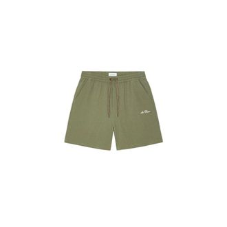 Les Deux Beachwear, male, Green, Size: XL Stan Seersucker Swim Shorts