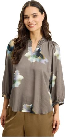 In Front Blouses Shirts - Dames - Blouses - Bruin - L - Overhemden