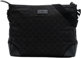 Gucci Pre-owned Cross Body Bags, female, Black, Size: ONE SIZE Pre-owned Vintage Crossbody Bag