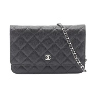Chanel Pre-owned Matelasse Ap0250 Handtas - Dames - Pre-owned - Zwart - Maat: ONE Size Leer