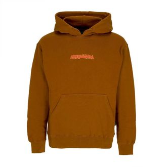 PROPAGANDA Hoodies, male, Brown, Size: XS Brown Melt Hoodie with Kangaroo Pocket