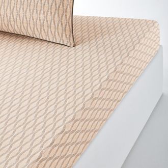 La Redoute Interieurs Hoeslaken in perkalkatoen, omslag 30 cm, Sonora