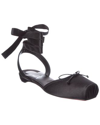 Christian Louboutin Cassia Satin Ballerina Flat