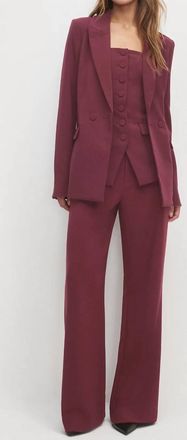 Favorite Daughter Suits You Blazer In Vino